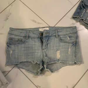 Garage brand jean shorts